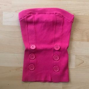 Bebe pink tube top
